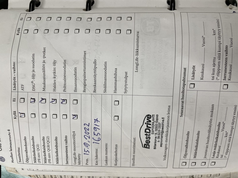 Volkswagen Passat vaihtoauto