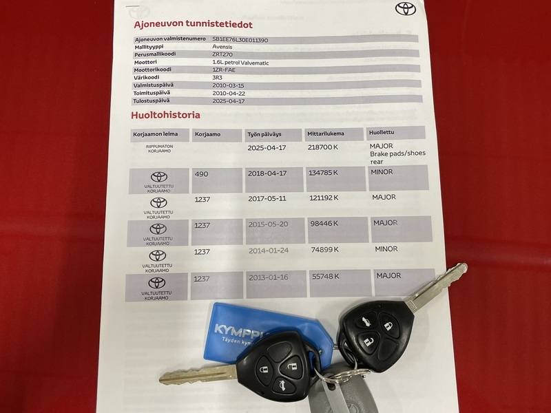 Toyota Avensis vaihtoauto