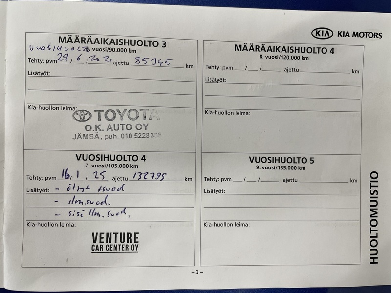Kia Rio vaihtoauto