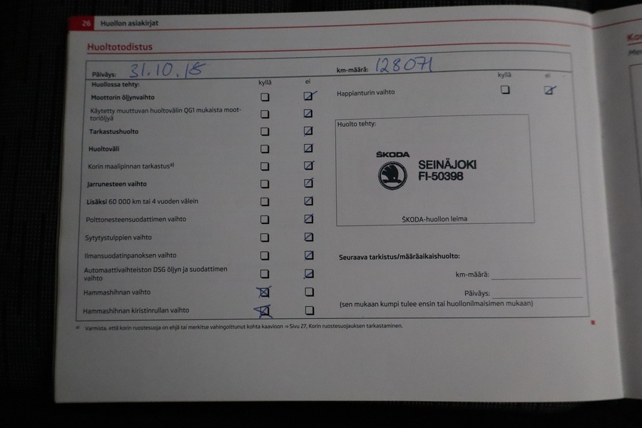 Skoda Octavia vaihtoauto