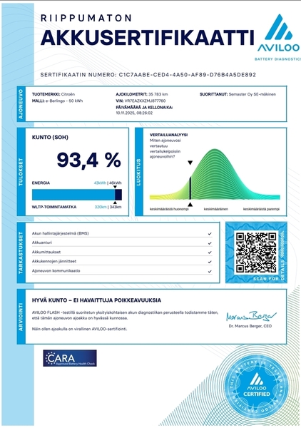 Citroën e-Berlingo Van vaihtoauto