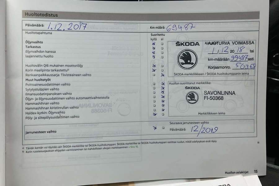 Skoda Rapid vaihtoauto