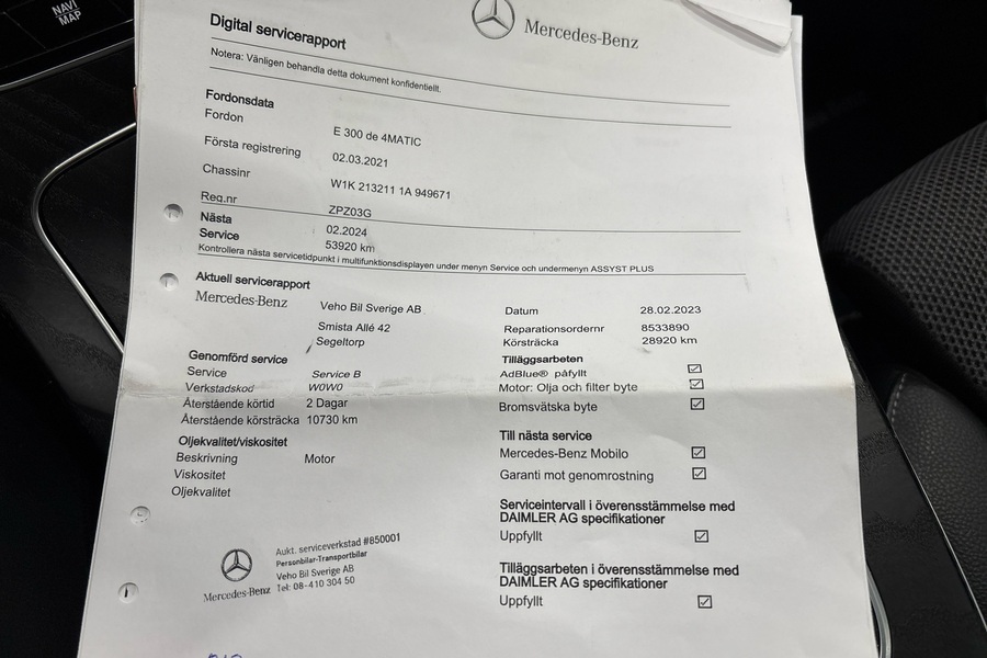 Mercedes-Benz E vaihtoauto