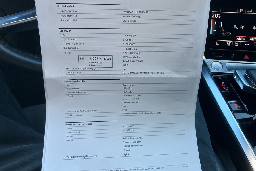 Audi e-tron vaihtoauto