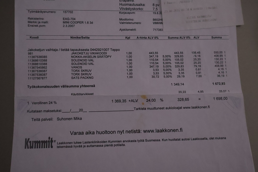 Mini Hatchback vaihtoauto