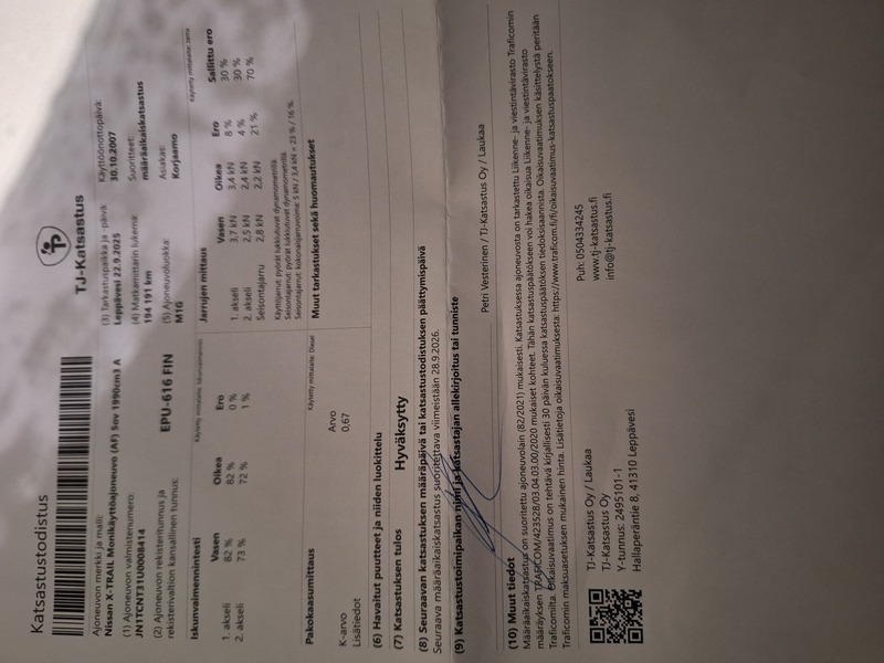 Nissan X-Trail vaihtoauto