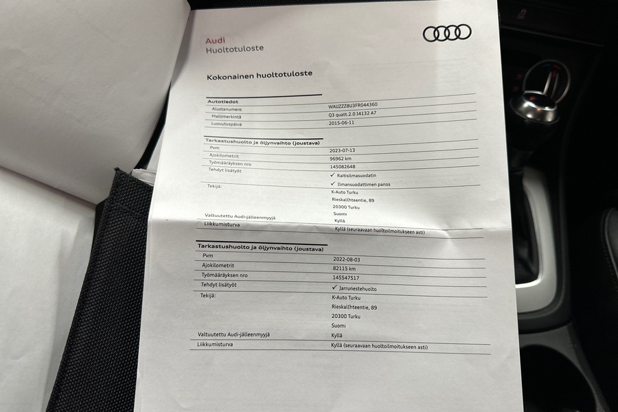 Audi Q3 vaihtoauto