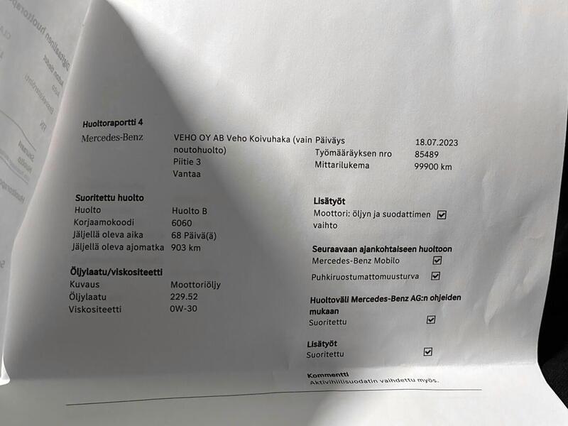 Mercedes-Benz CLA-sarja vaihtoauto