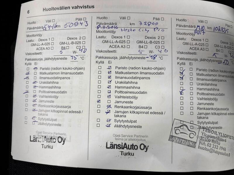 Opel Zafira Tourer vaihtoauto