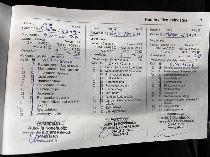 Opel Zafira Tourer vaihtoauto