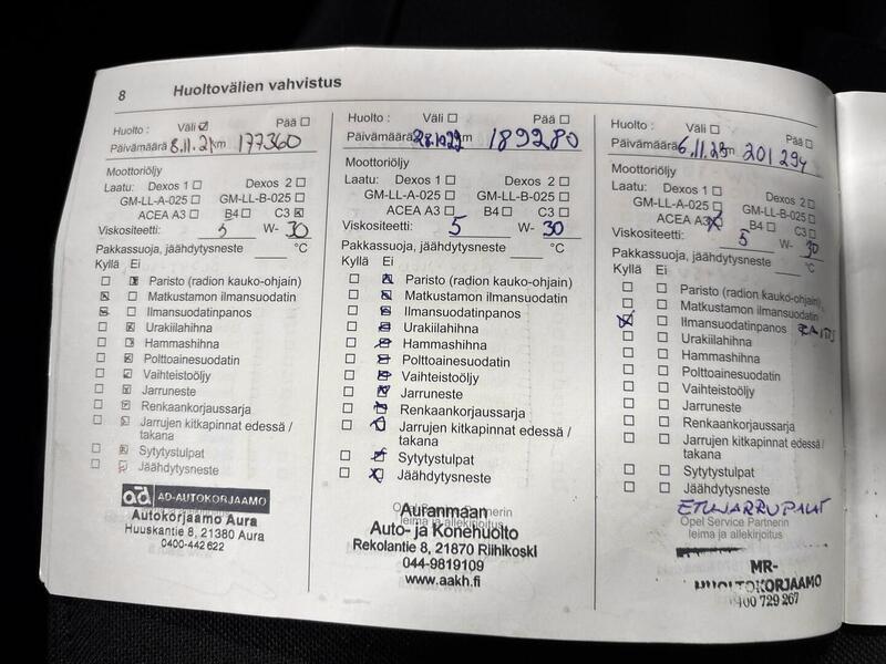 Opel Zafira Tourer vaihtoauto