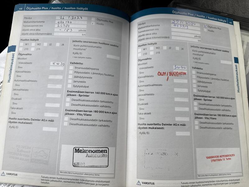 Mercedes-Benz Sprinter vaihtoauto