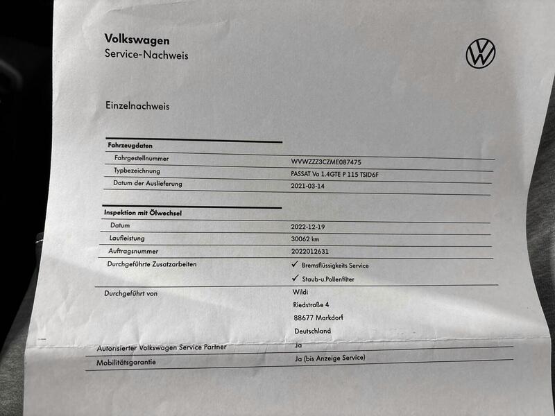 Volkswagen Passat vaihtoauto