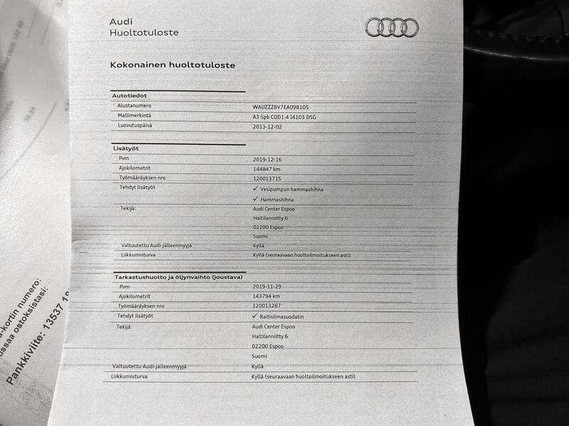 Audi A3 vaihtoauto