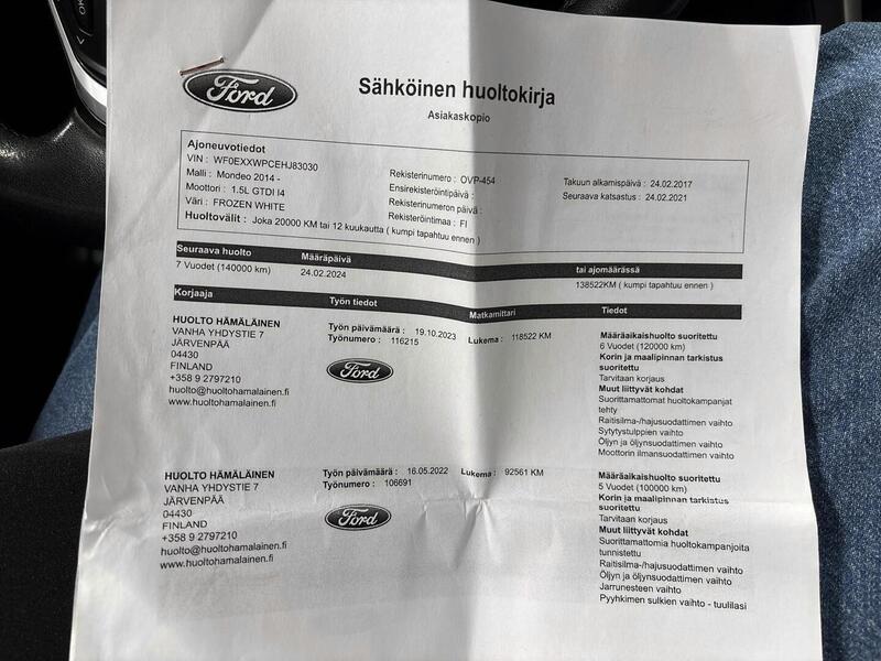 Ford Mondeo vaihtoauto