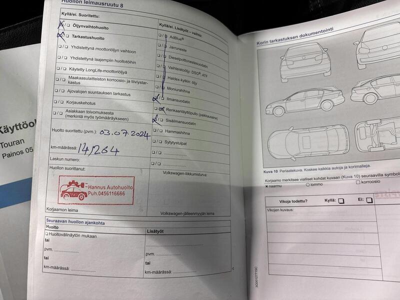 Volkswagen Touran vaihtoauto