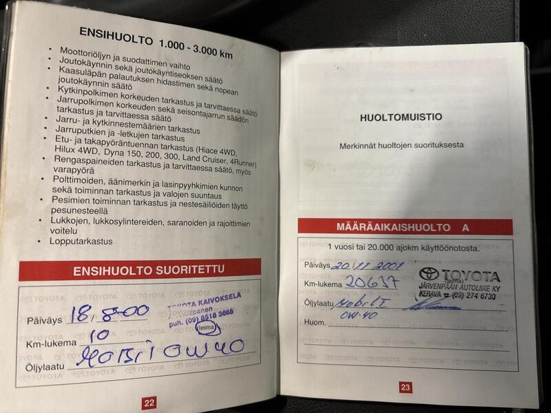 Toyota Hiace vaihtoauto