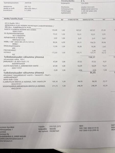 Mercedes-Benz C vaihtoauto