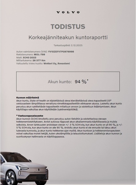 Volvo XC40 vaihtoauto