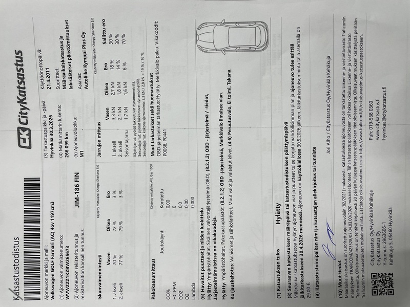 Volkswagen Golf vaihtoauto