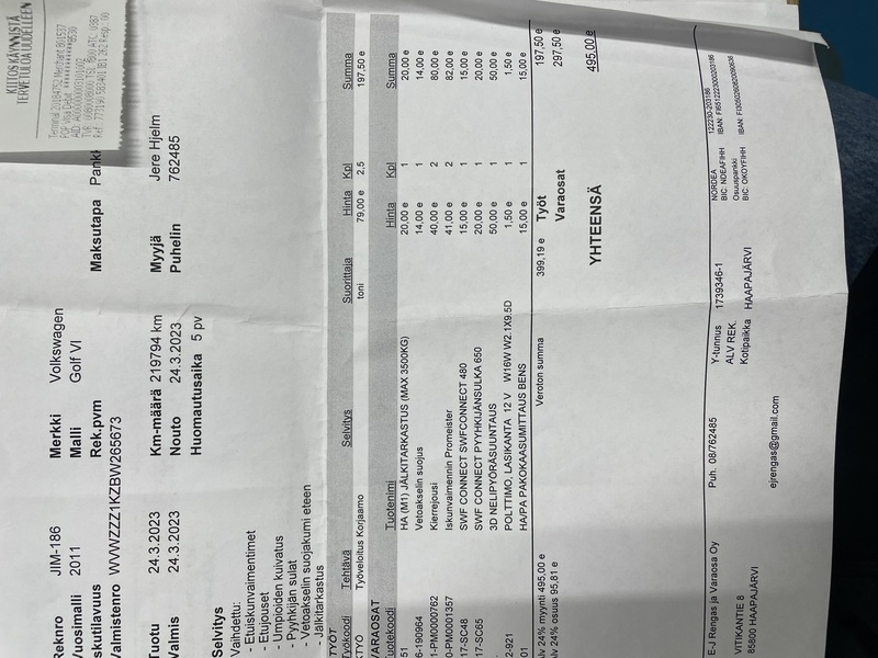 Volkswagen Golf vaihtoauto