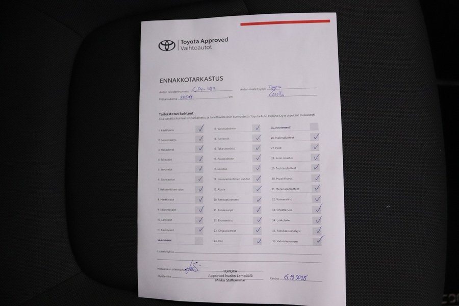 Toyota Corolla vaihtoauto