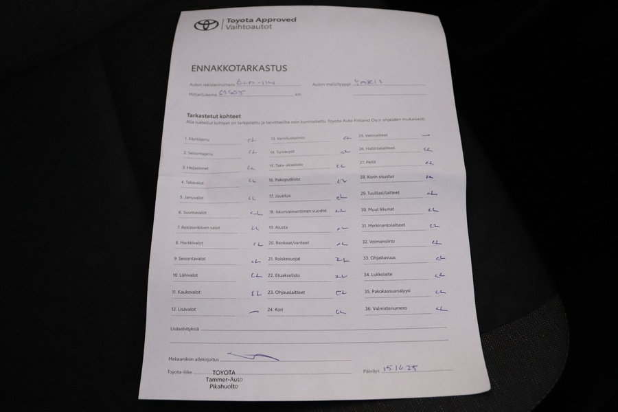 Toyota Yaris vaihtoauto