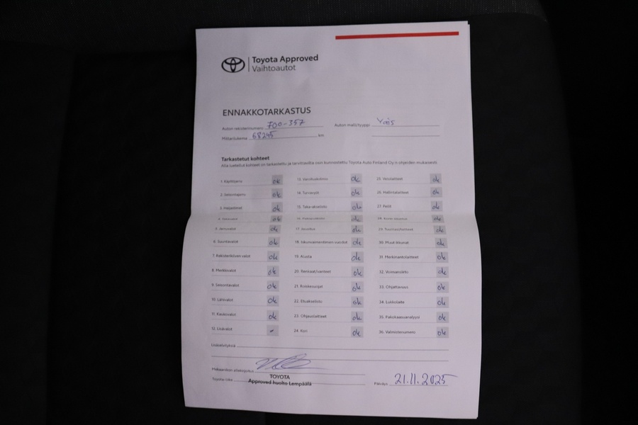 Toyota Yaris vaihtoauto