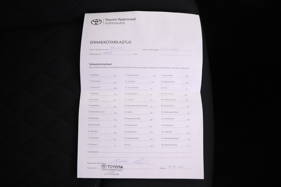 Toyota Corolla Cross vaihtoauto
