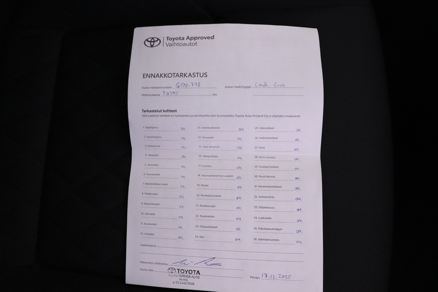 Toyota Corolla Cross vaihtoauto