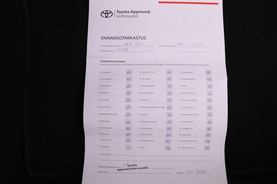 Toyota Yaris Cross vaihtoauto