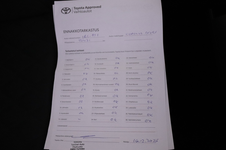 Toyota Corolla Cross vaihtoauto