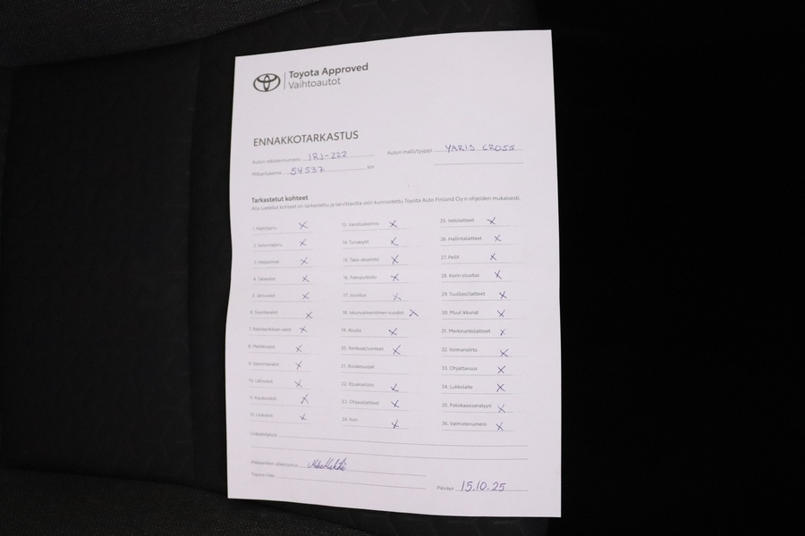 Toyota Yaris Cross vaihtoauto