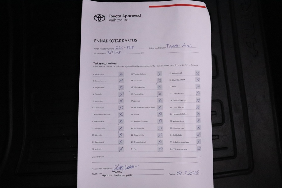 Toyota Auris vaihtoauto