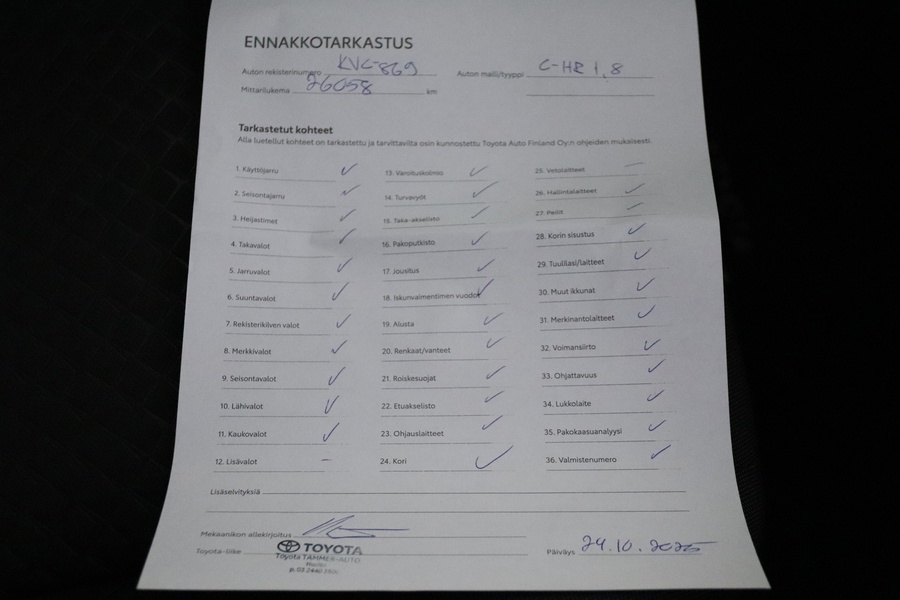 Toyota C-HR vaihtoauto