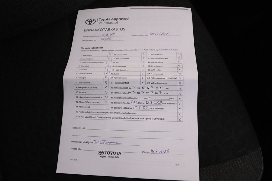 Toyota Yaris Cross vaihtoauto