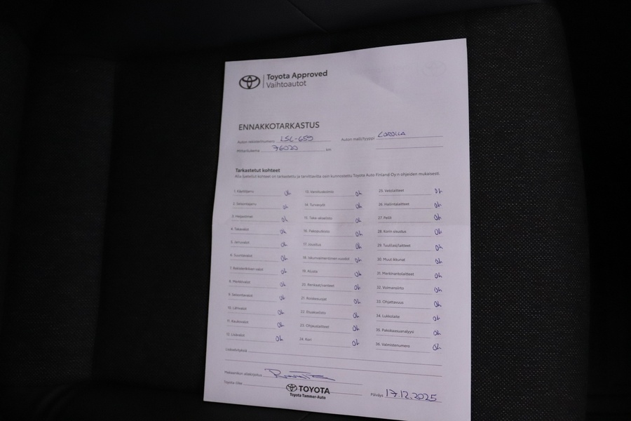 Toyota Corolla vaihtoauto