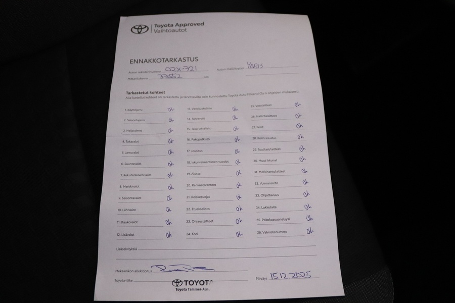 Toyota Yaris vaihtoauto