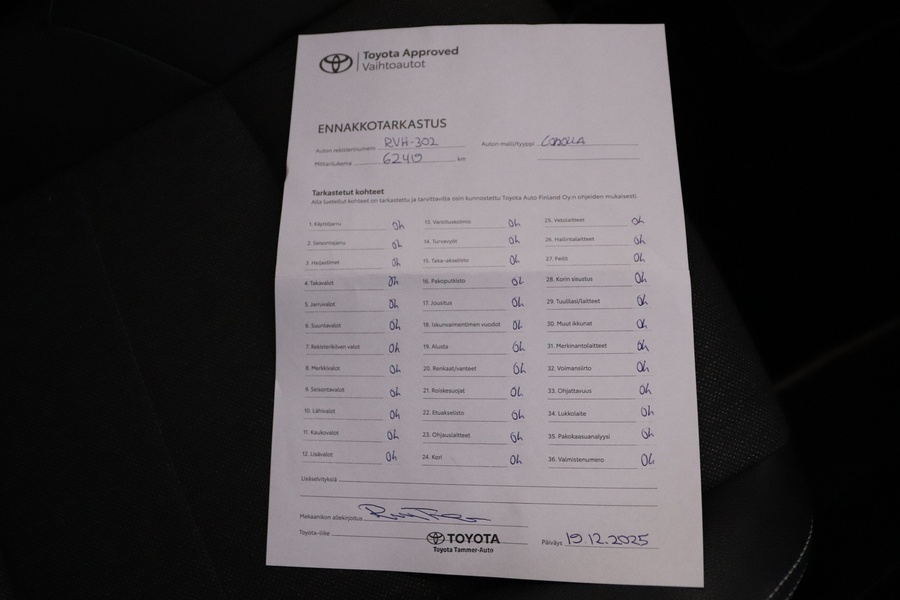 Toyota Corolla vaihtoauto