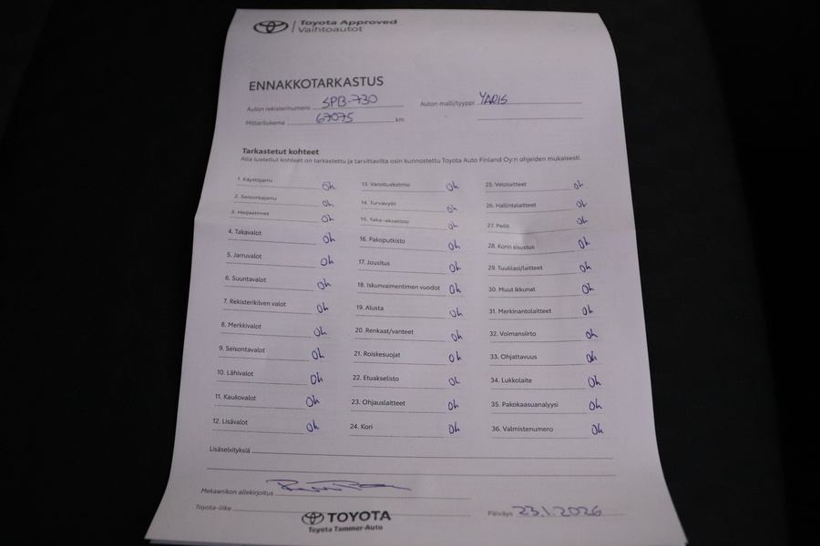 Toyota Yaris vaihtoauto