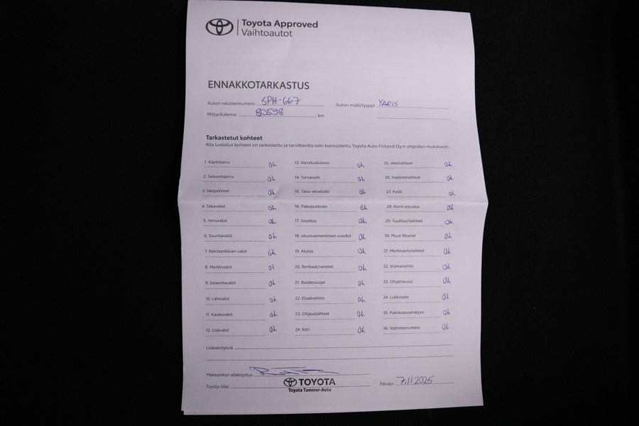 Toyota Yaris vaihtoauto