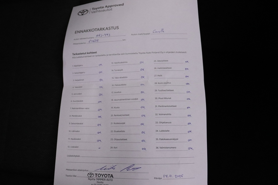 Toyota Corolla vaihtoauto