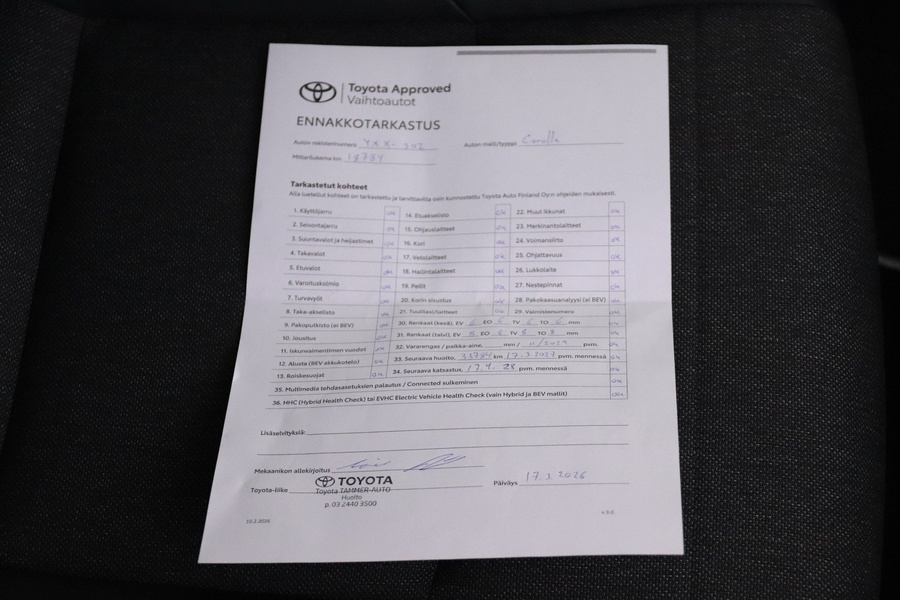 Toyota Corolla vaihtoauto