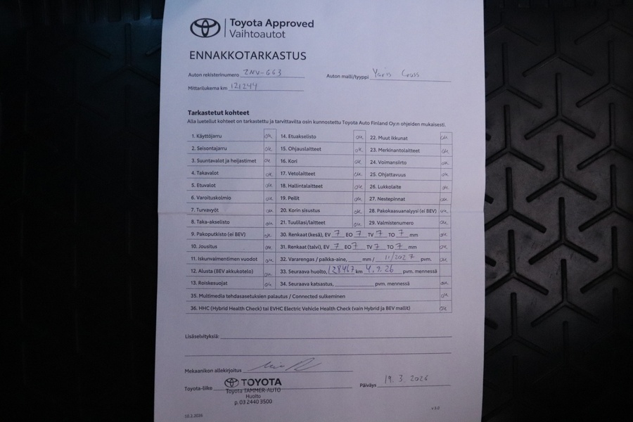 Toyota Yaris Cross vaihtoauto