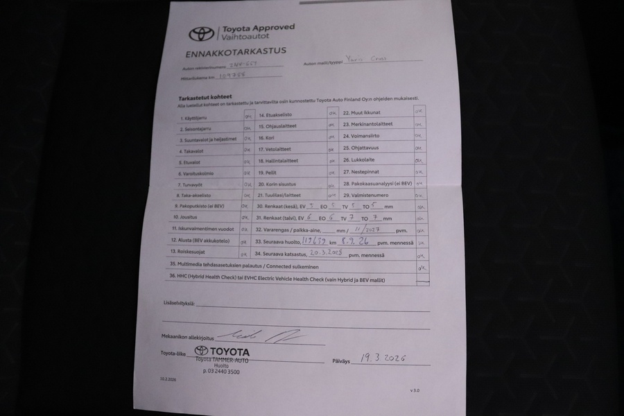 Toyota Yaris Cross vaihtoauto