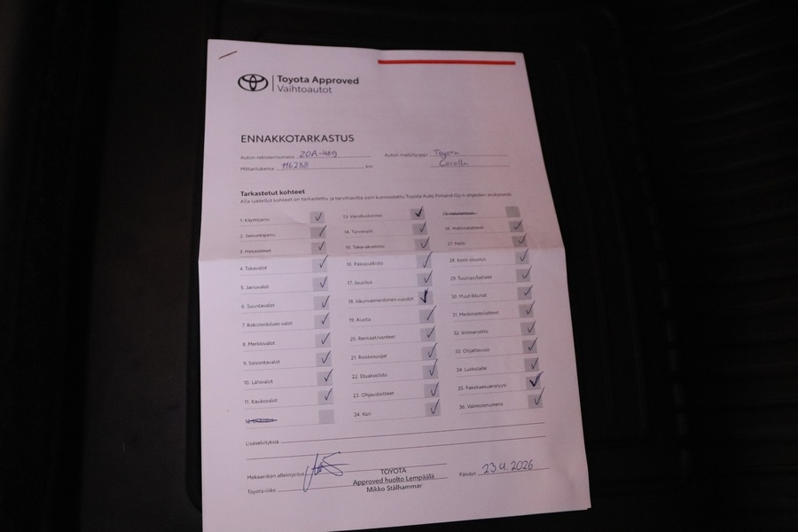 Toyota Corolla vaihtoauto