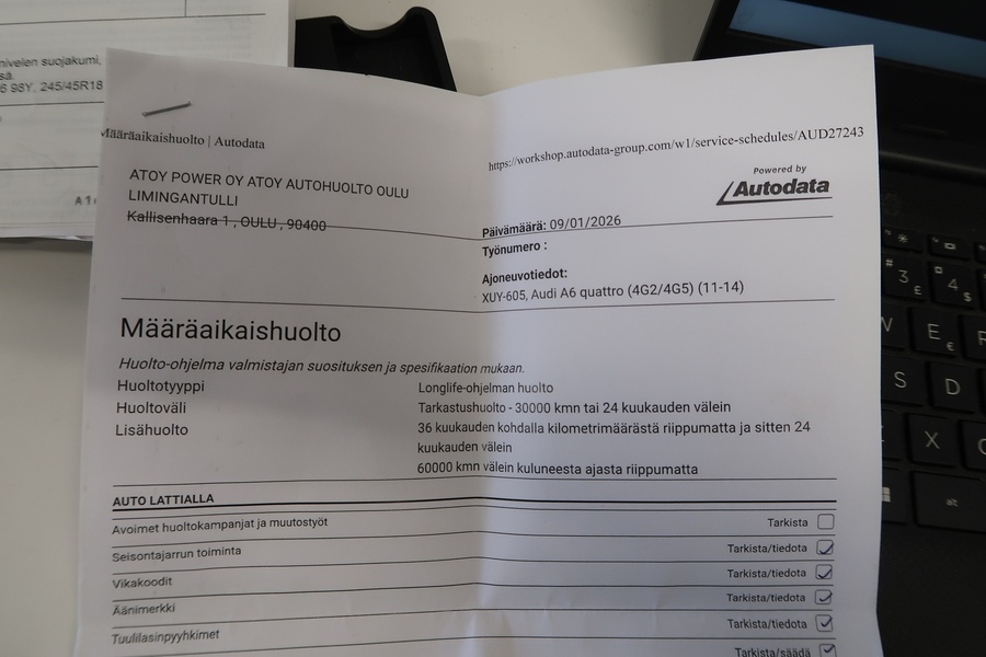 Audi A6 vaihtoauto