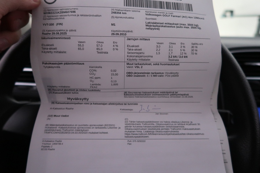 Volkswagen Golf vaihtoauto