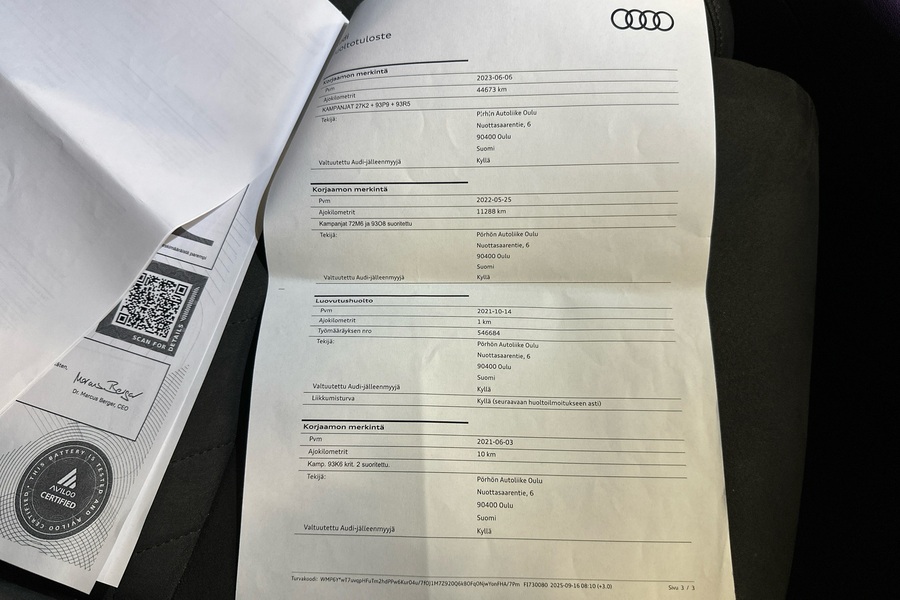 Audi e-tron GT vaihtoauto