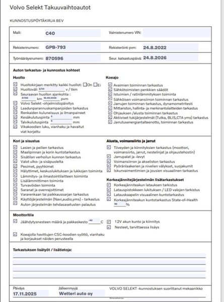 Volvo C40 vaihtoauto